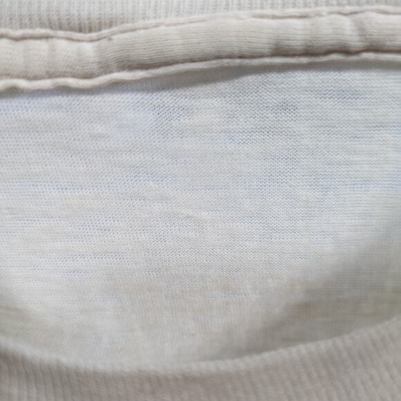 Vintage Alfa Romeo Racing Shirt Mens M White 80s Single Stitch Emblem Auto Cars - Picture 6 of 8